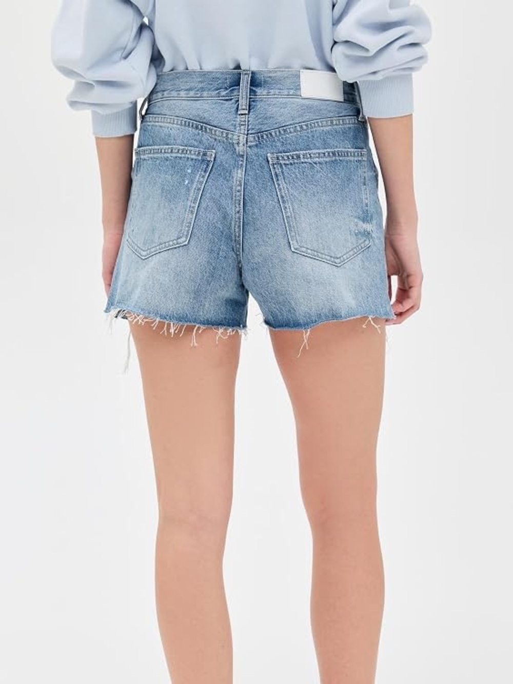 Pistola — Sz 33 — Light Blue Denim Cutoff Shorts
